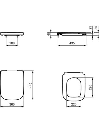 Ideal Standard i.life B sėdynė su Soft close dangčiu, balta 1 Ideal Standard i.life B sėdynė su Soft close dangčiu, balta 1