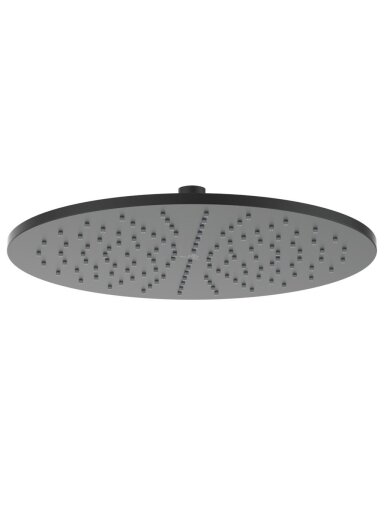 Ideal Standard Idealrain Soft centrinė dušo galva, d300, juoda matinė