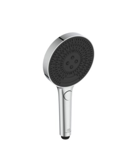 Ideal Standard Idealrain SOLOS rankinė dušo galva 130 mm, 3 funkcijos, 8 l/min, chromas