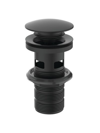 Ideal Standard Click - Clack dugno vožtuvas 1 1/4” (32 mm), matinė juoda Ideal Standard Click - Clack dugno vožtuvas 1 1/4” (32 mm), matinė juoda