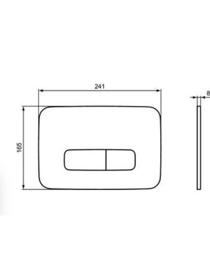 Ideal Standard OLEAS M3 mechaninis nuleidimo klavišas, šukuoto sidabro spalva 1 Ideal Standard OLEAS M3 mechaninis nuleidimo klavišas, šukuoto sidabro spalva 1