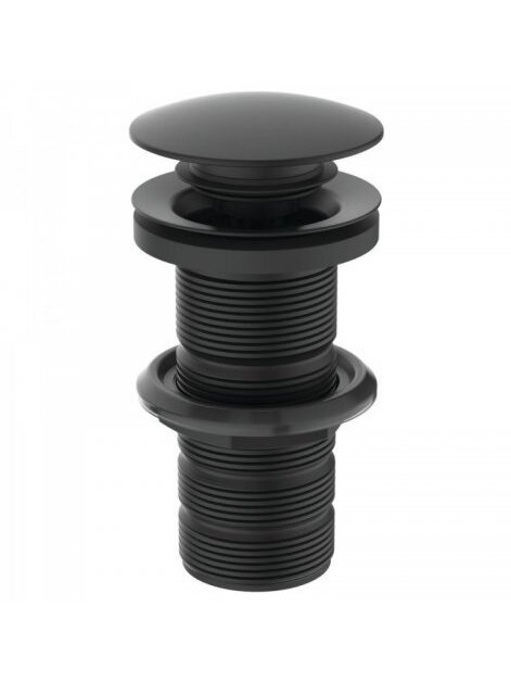 Ideal Standard Click - Clack dugno vožtuvas 1 1/4” (32 mm) be persipylimo, matinė juoda Ideal Standard Click - Clack dugno vožtuvas 1 1/4” (32 mm) be persipylimo, matinė juoda