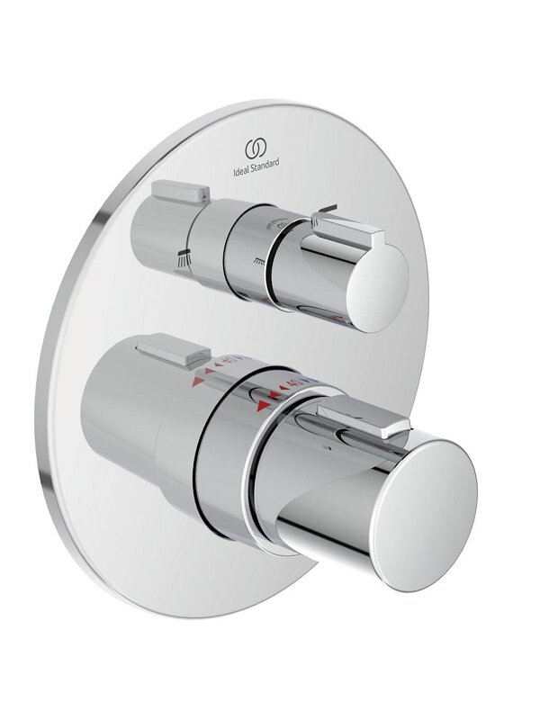 Ideal Standard Ceratherm T100 potinkinis termostatinis maišytuvas dušui ir voniai, išorinė dalis, chromas 1 Ideal Standard Ceratherm T100 potinkinis termostatinis maišytuvas dušui ir voniai, išorinė dalis, chromas 1