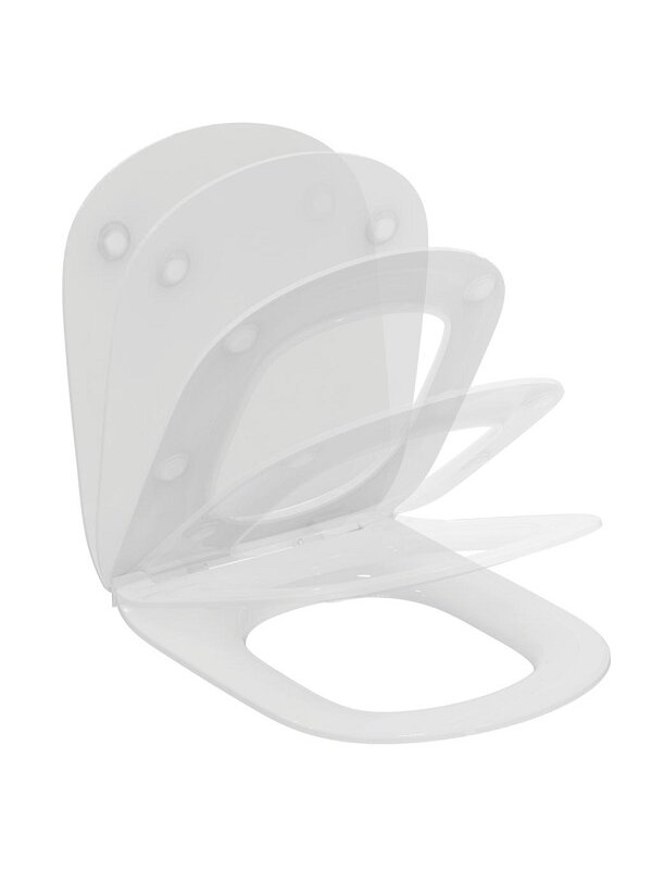 Ideal Standard unitazo sėdynė su dangčiu TESI WC, su Softclose mechanizmu, baltas Ideal Standard unitazo sėdynė su dangčiu TESI WC, su Softclose mechanizmu, baltas