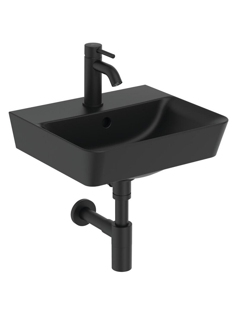 Ideal Standart Ipalyss dekoratyvinis praustuvo sifonas, G1 1/4, matinė juoda spalva 1
