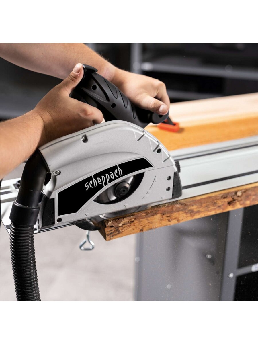 Įgilinamas pjūklas TAS55-BE + 2x700 mm linuotės, Scheppach 2 Įgilinamas pjūklas TAS55-BE + 2x700 mm linuotės, Scheppach 2