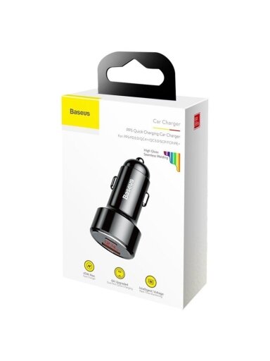 Įkroviklis Baseus, USB/USB-C QC3.0 45W 6A