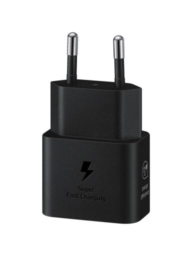 Įkroviklis Samsung 1 x USB Type C, juoda, 25 W