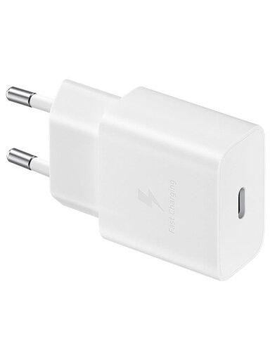Įkroviklis Samsung USB-C Travel Charger 15W White 1 m, balta