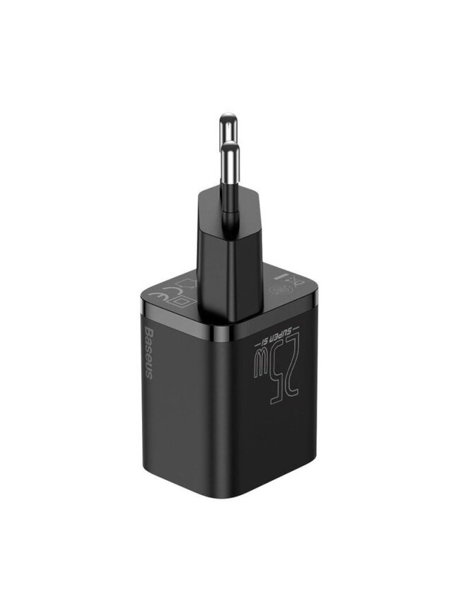 Įkroviklis Baseus TZCCSUP-L01, 25 W, juoda 2 Įkroviklis Baseus TZCCSUP-L01, 25 W, juoda 2
