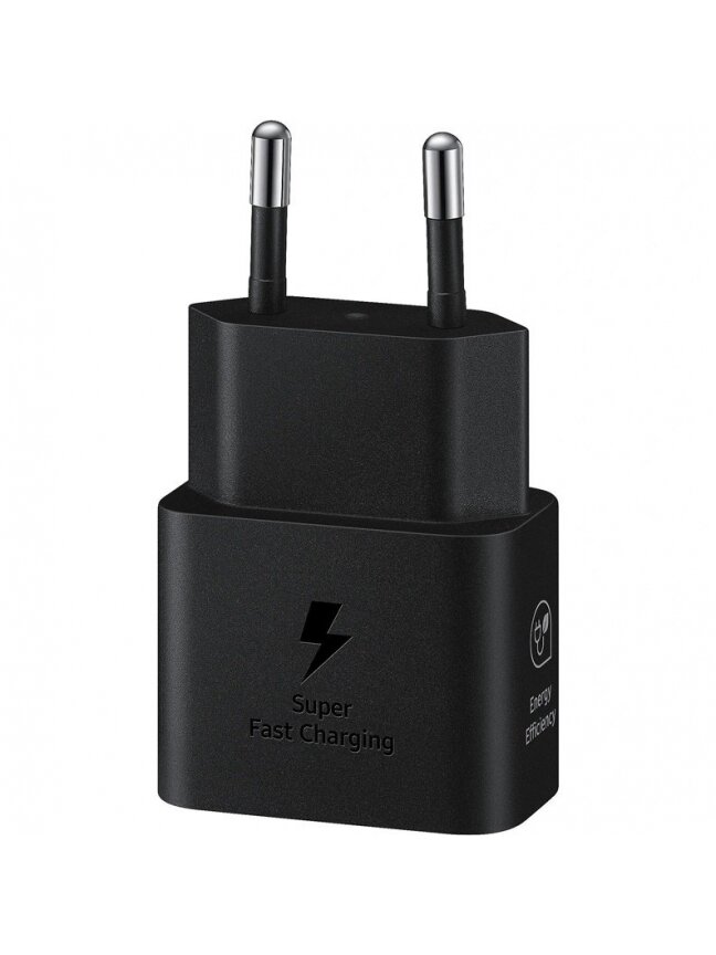 Įkroviklis Samsung 1 x USB Type C, juoda, 25 W 1 Įkroviklis Samsung 1 x USB Type C, juoda, 25 W 1