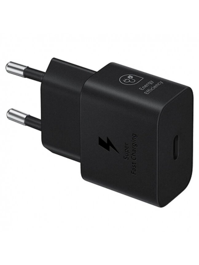 Įkroviklis Samsung 1 x USB Type C, juoda, 25 W 2