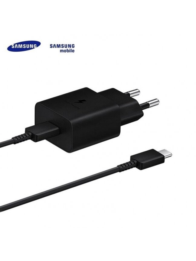 Įkroviklis Samsung EP-TA1510, USB Type C, juoda Įkroviklis Samsung EP-TA1510, USB Type C, juoda