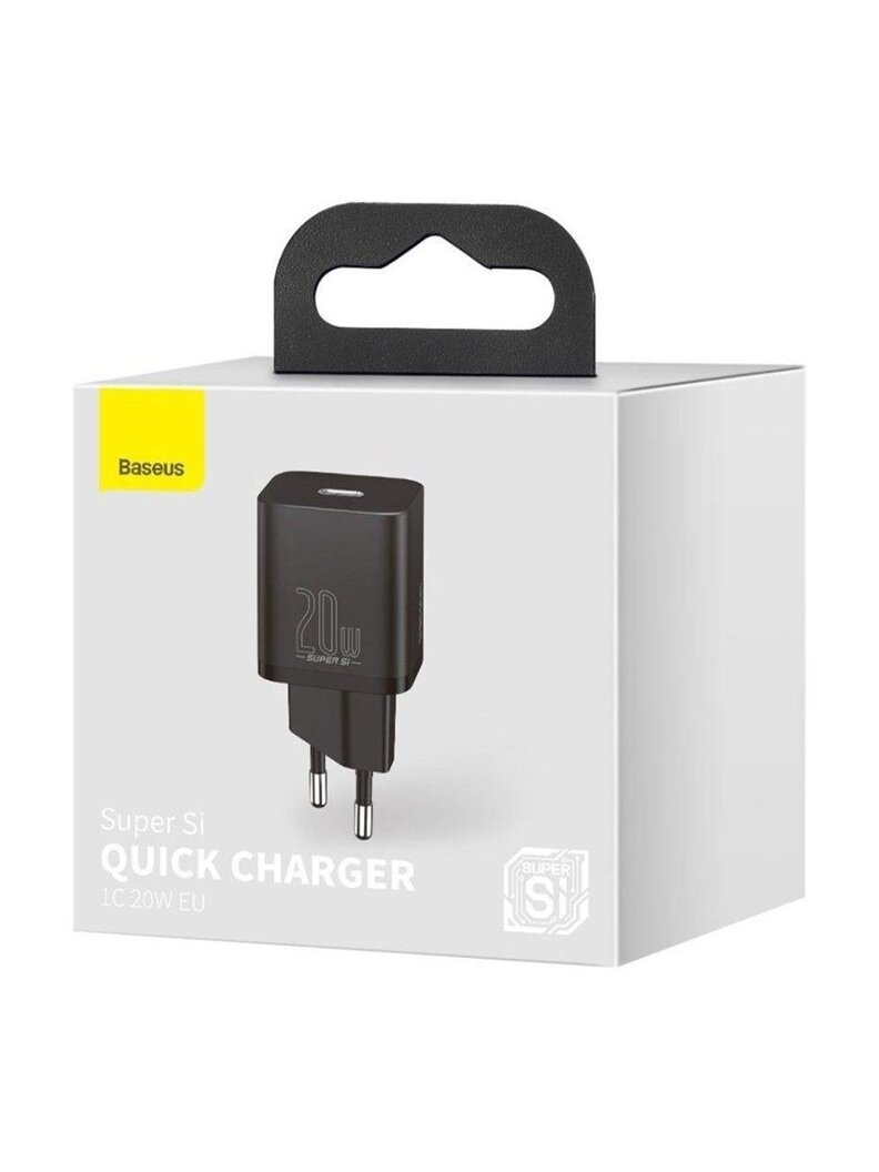 Įkroviklis BASEUS, USB 3.0 TYPE-C, juodas 2