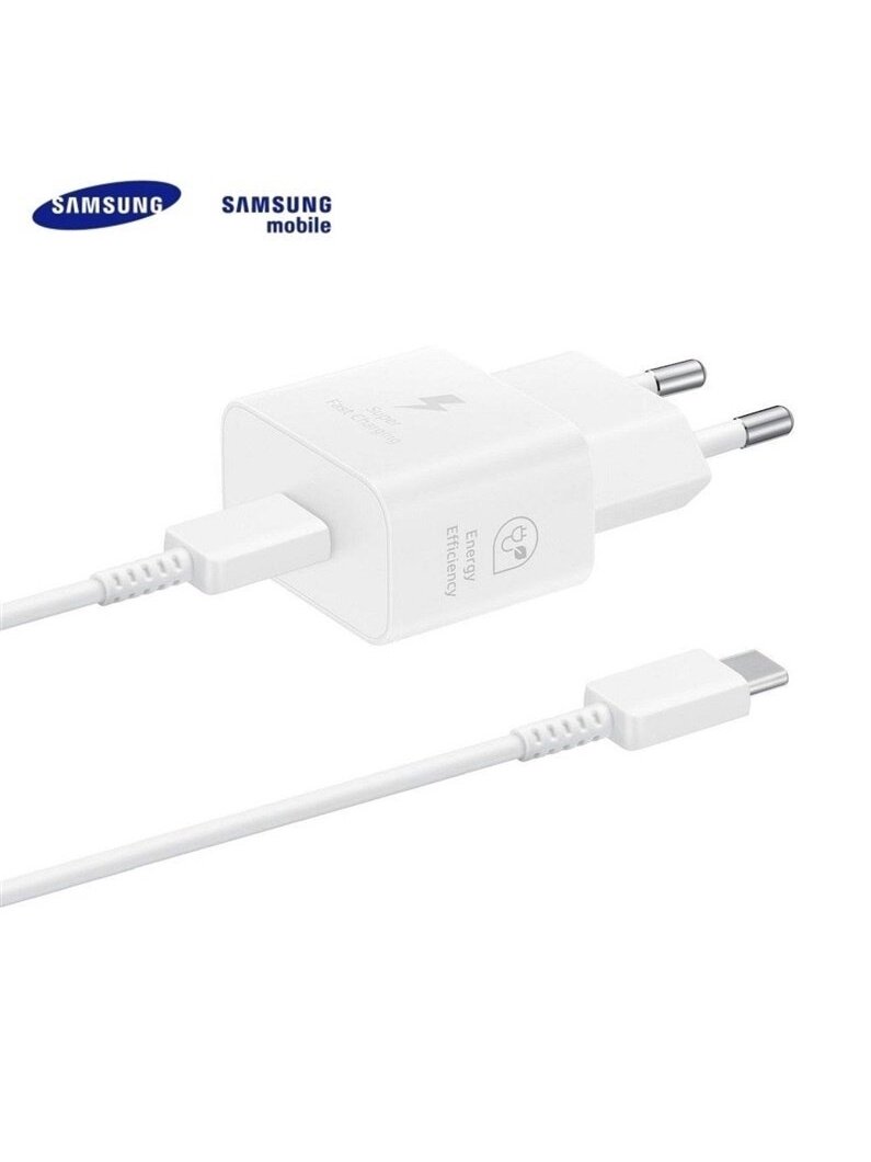 Įkroviklis Samsung 1 x USB Type C, 1 m, 25 W Įkroviklis Samsung 1 x USB Type C, 1 m, 25 W