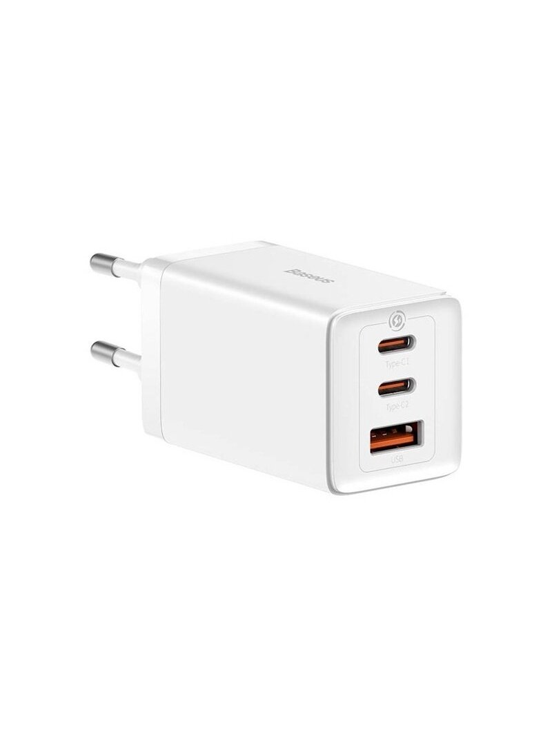 Įkroviklis Baseus GaN5 Pro, 2 x USB Type C /USB-A, balta