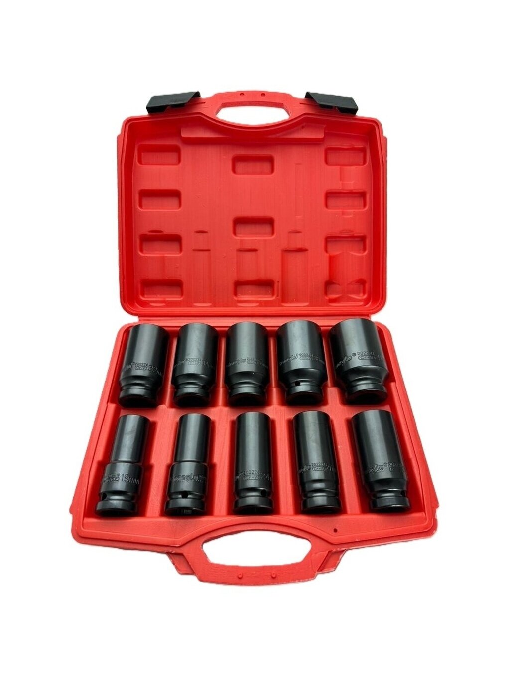 ⬡ Ilgų smūginių galvučių rinkinys 3/4" 10 vnt. (19-41 mm) (CL101001, CHANGLU TOOLS) ⬡ Ilgų smūginių galvučių rinkinys 3/4" 10 vnt. (19-41 mm) (CL101001, CHANGLU TOOLS)