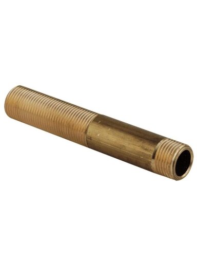 Ilgasriegis, TDM Brass, 3/4 IN x 150 mm. išor. srieg.