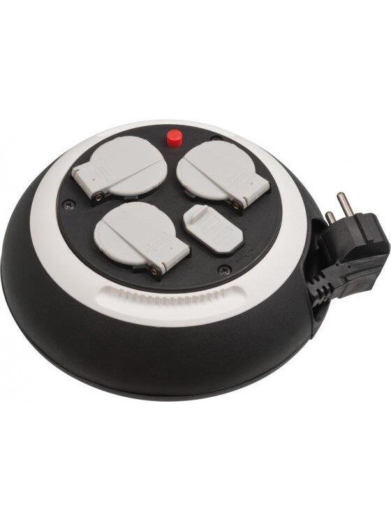 Ilgintuvas su rite BRENNENSTUHL COMFORT, 3 vietų, 2 USB, 3 m