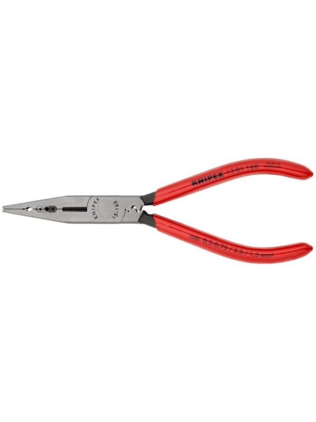 ⬡ Ilganosės elektriko replės 160 mm, KNIPEX (1301160, KNIPEX) ⬡ Ilganosės elektriko replės 160 mm, KNIPEX (1301160, KNIPEX)