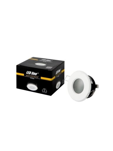 Įmontuojamas šviestuvas įleidžiamas LED-LINE, 35W, GU10, bal