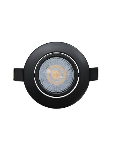 Įmontuojamas šviestuvas LEDlife SP-07, 7W, 4000°K, juoda