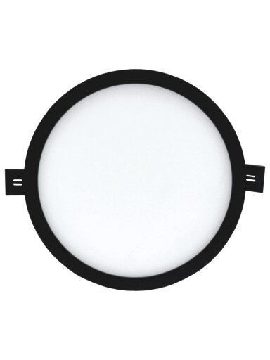 Įmontuojamas šviestuvas ope Split, 22W, 3000°K, LED, juodas Įmontuojamas šviestuvas ope Split, 22W, 3000°K, LED, juodas