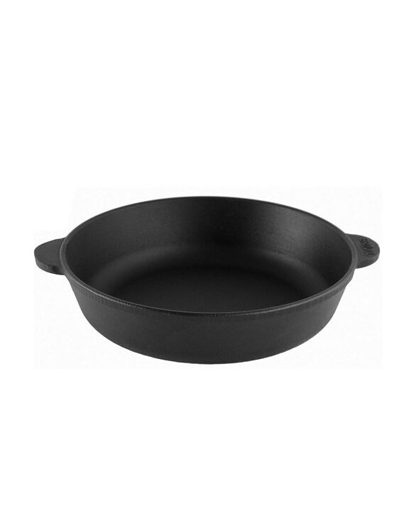 Impregnuota ketaus keptuvė su trumpom rankenom, 30 cm Impregnuota ketaus keptuvė su trumpom rankenom, 30 cm