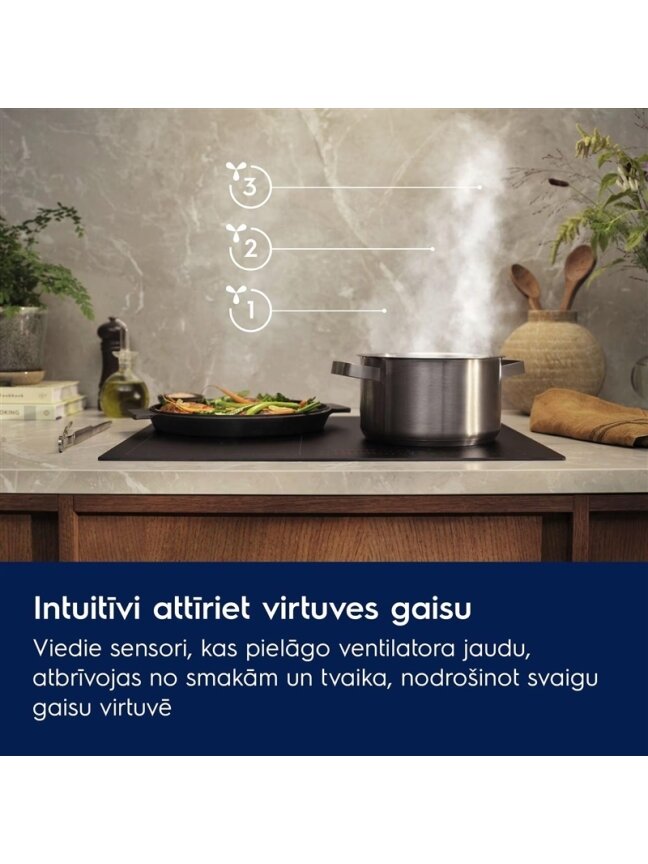 Įmontuojamas gartraukis Electrolux LFG815K 1 Įmontuojamas gartraukis Electrolux LFG815K 1