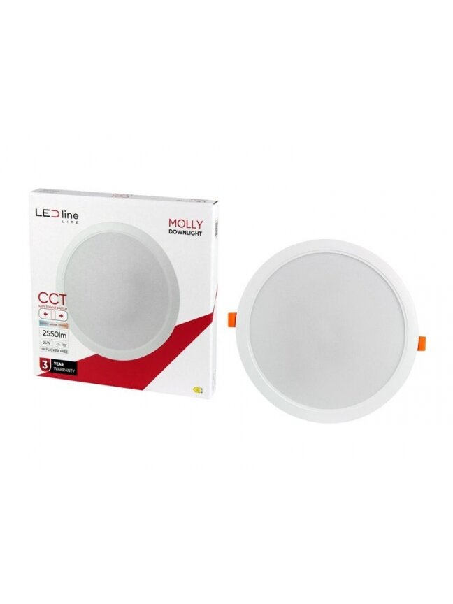 Įmontuojamas šviestuvas LED Line MOLLY, 24W, 3000-6000°K,LED