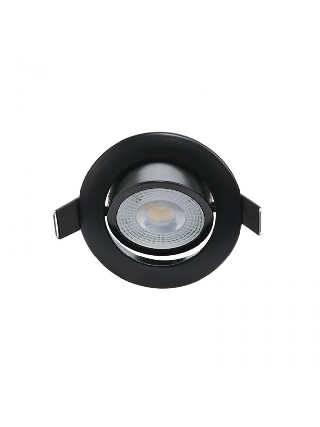 Įmontuojamas šviestuvas LEDlife SP-07, 7W, 4000°K, juoda 2