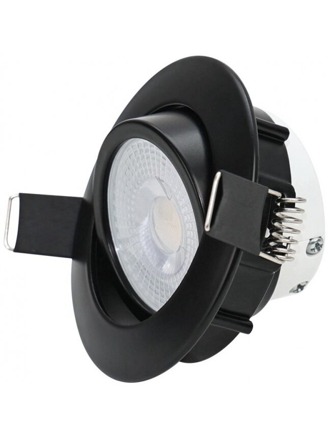 Įmontuojamas šviestuvas LEDlife SP-07, 7W, 4000°K, juoda Įmontuojamas šviestuvas LEDlife SP-07, 7W, 4000°K, juoda