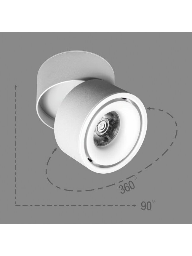 Įmontuojamas šviestuvas Tope Oslo, 10W, LED, 4000K 1