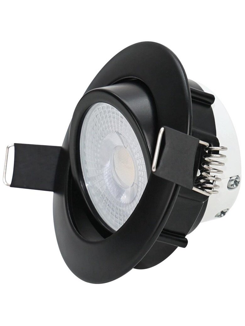 Įmontuojamas šviestuvas LEDlife SP-07, 7W, 4000°K, juoda Įmontuojamas šviestuvas LEDlife SP-07, 7W, 4000°K, juoda