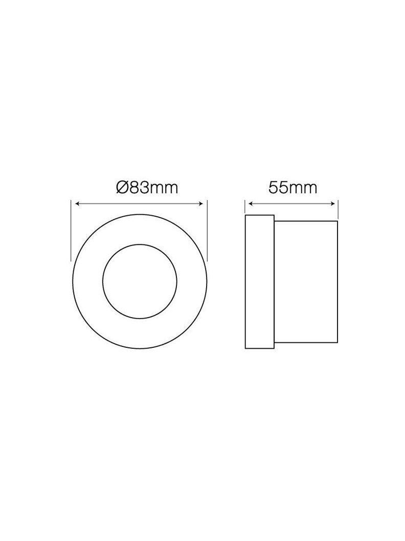Įmontuojamas šviestuvas įleidžiamas LED-LINE, 35W, GU10, bal 2 Įmontuojamas šviestuvas įleidžiamas LED-LINE, 35W, GU10, bal 2