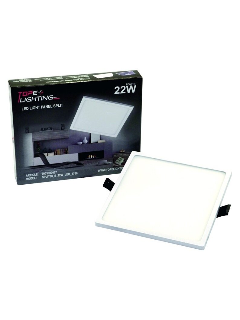 Įmontuojamas šviestuvas Tope Split, 22W, 4000°K, LED, baltas