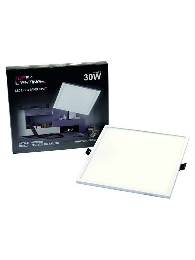 Įmontuojamas šviestuvas Tope Split, 30W, 4000°K, LED, baltas Įmontuojamas šviestuvas Tope Split, 30W, 4000°K, LED, baltas