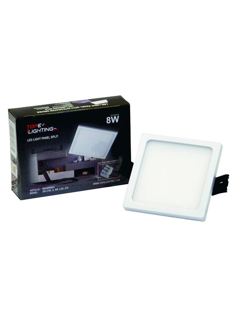Įmontuojamas šviestuvas Tope Split SQ NW, 8W, LED, 4000K Įmontuojamas šviestuvas Tope Split SQ NW, 8W, LED, 4000K