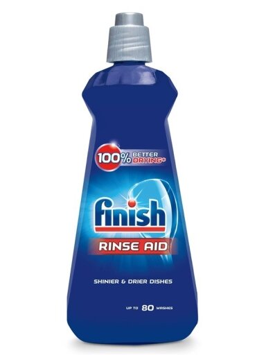 Indaplovių skalavimo priemonė Finish Shine&Dry, 0,4 l