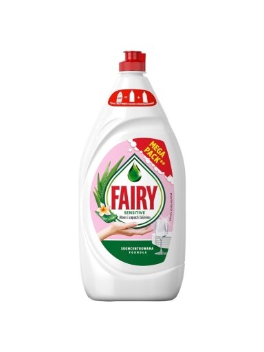 Indų ploviklis Fairy Aloe and Pink Jasmine, 1.35 l
