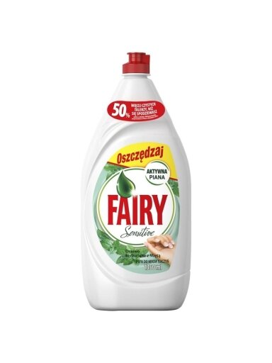 Indų ploviklis Fairy Sensitive Tea Tree, 1.350 l
