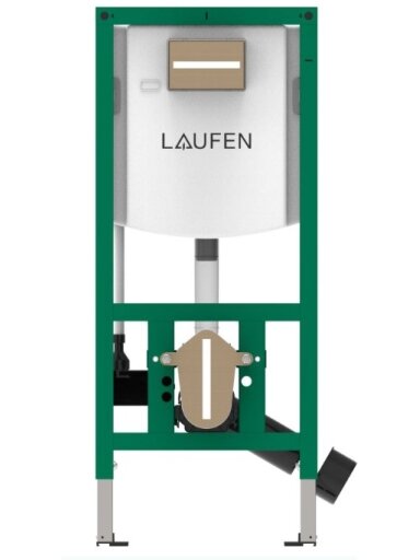 INEOLINK potinkinis rėmas su bakeliu pakabinamam WC arba WC su bidė f. Dual Flush 6/3 l, reguliuojam  iki 4/2-l, 3/4.5-L