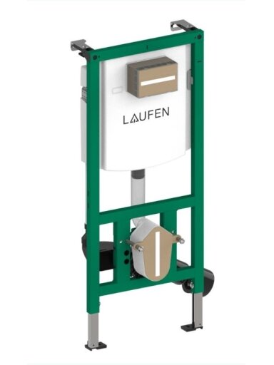 INEOLINK potinkinis rėmas su bakeliu pakabinamam WC arba WC su bidė f. Dual Flush 6/3 l, reguliuojam  iki 4/2-l, 3/4.5-L