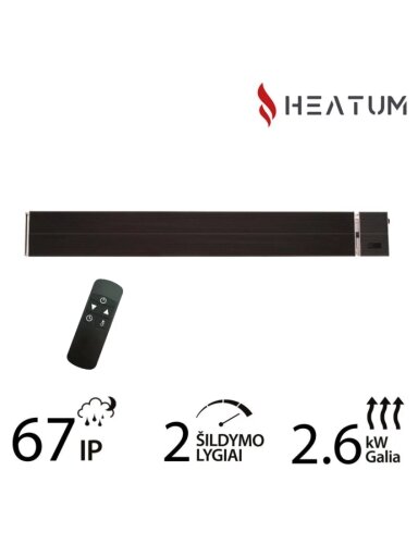 Infraraudonųjų spindulių šildytuvas Heatum H2600R EVOLUTION Infraraudonųjų spindulių šildytuvas Heatum H2600R EVOLUTION