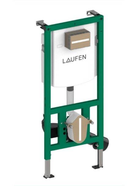 INEOLINK potinkinis rėmas su bakeliu pakabinamam WC arba WC su bidė f. Dual Flush 6/3 l, reguliuojam  iki 4/2-l, 3/4.5-L