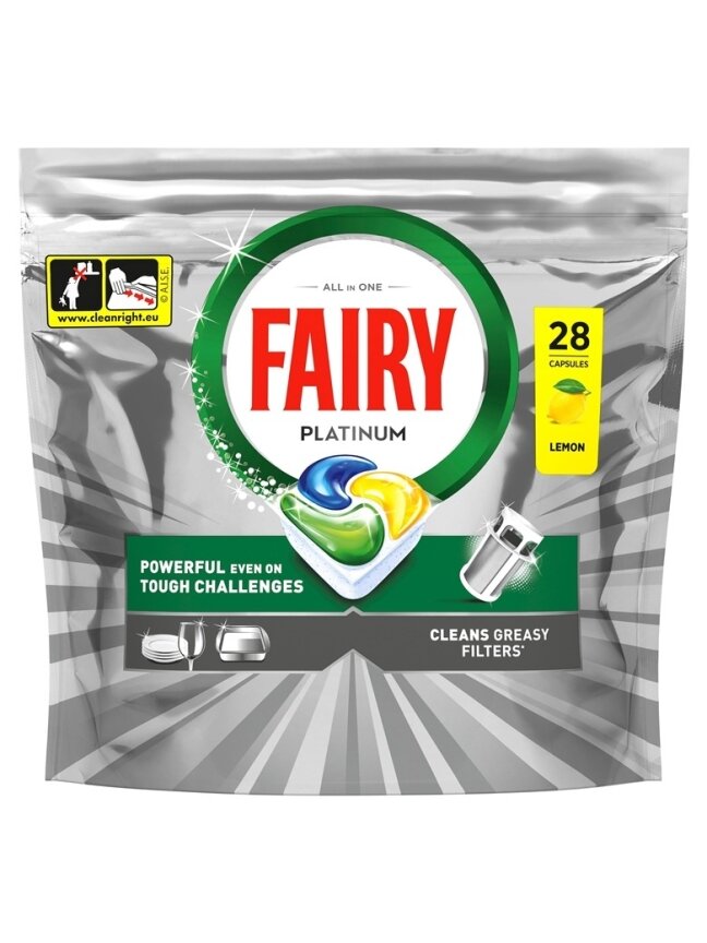 Indaplovių kapsulės Fairy PLAT Allin1, 28 vnt. Indaplovių kapsulės Fairy PLAT Allin1, 28 vnt.