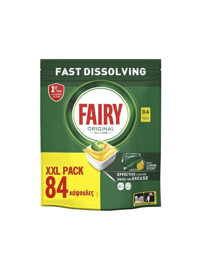 Indaplovių tabletės Fairy, 84 vnt. Indaplovių tabletės Fairy, 84 vnt.