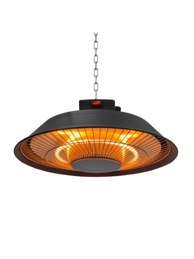 Infraraudonųjų spindulių šildytuvas Heatum AURA H1500 Black 5