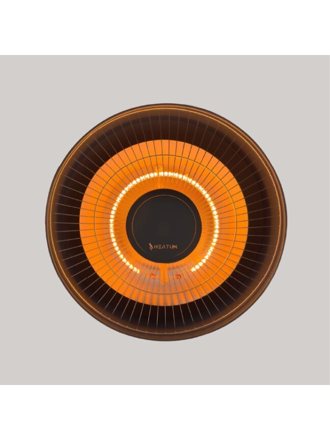 Infraraudonųjų spindulių šildytuvas Heatum VERSE H2000R Black 2 Infraraudonųjų spindulių šildytuvas Heatum VERSE H2000R Black 2
