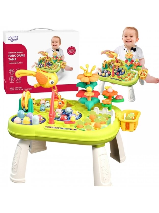 Interaktyvus Mokomasis Stalas WOOPIE BABY 8in1 Montessori